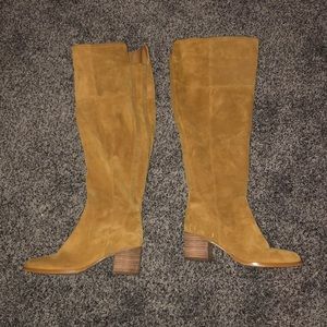 Suede Knee high boots